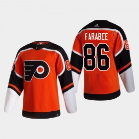 Philadelphia Flyers Trikot Joel Farabee 86 2020-21 Reverse Retro Authentic - Herren